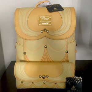 BN Loungefly Beauty & the Beast Belle Matching Set